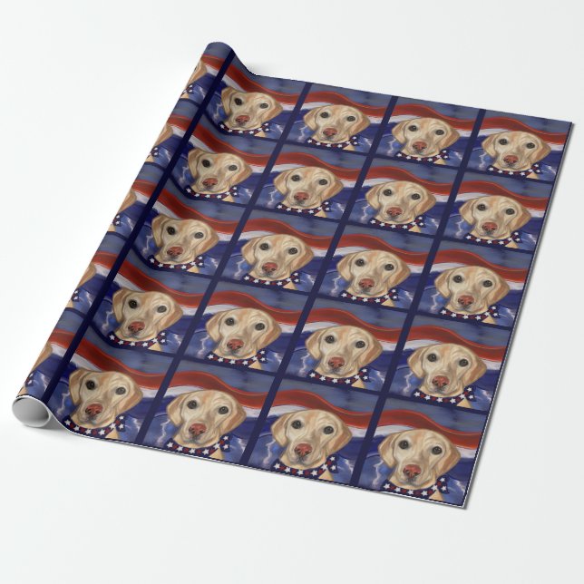 LABRADOR RETRIEVER            PRESENTPAPPER (Utrullad)