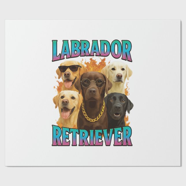 Labrador Retriever  Presentpapper (Platt)