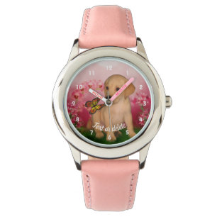 Labrador Retriever Puppy Fantasy Art Personlig Armbandsur