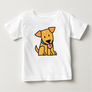 Labrador Retriever puppy hund sitt gyllene söta va T-shirt