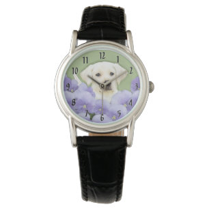 Labrador Retriever Puppy Painting Original Hund Ar Armbandsur