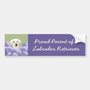 Labrador Retriever Puppy Painting Original Hund Ar Bildekal