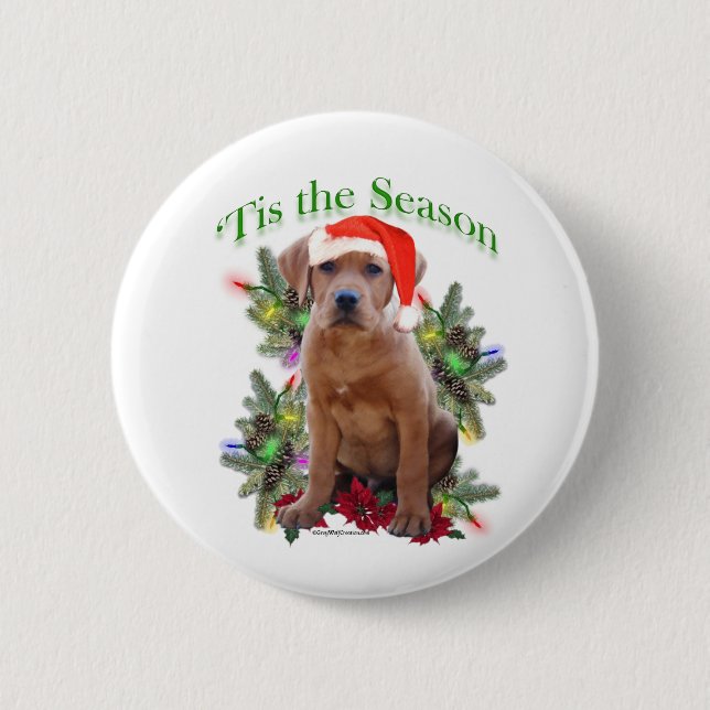 Labrador Retriever Puppy 'Tis the ... - Button Knapp (Framsida)