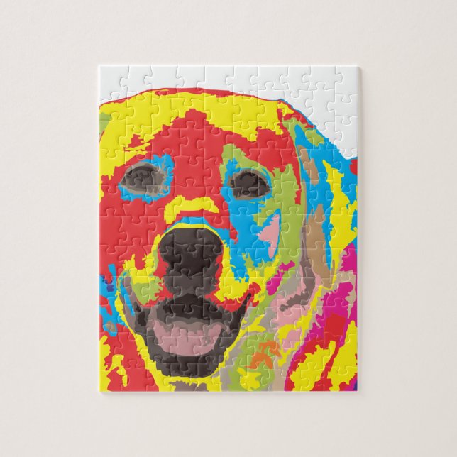 Labrador retriever pussel (Vertikal)