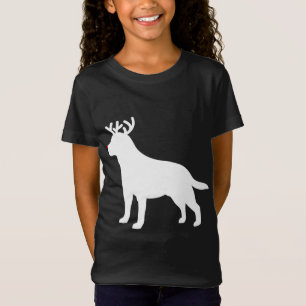 Labrador Retriever Reindeer jul-Hund T Shirt
