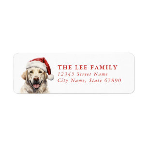 Labrador Retriever Returadressetiketter Returadress Etikett