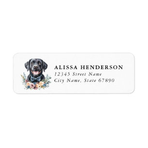 Labrador Retriever Returadressetiketter Returadress Etikett