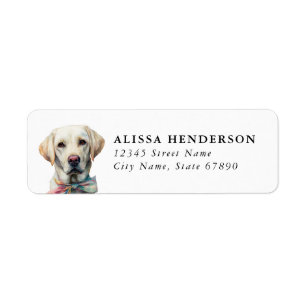 Labrador Retriever Returadressetiketter Returadress Etikett