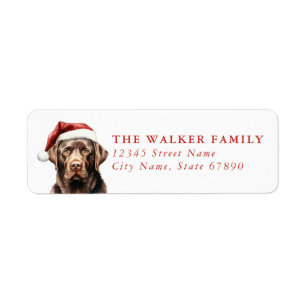 Labrador Retriever Returadressetiketter Returadress Etikett