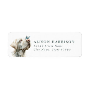 Labrador Retriever Returadressetiketter Returadress Etikett