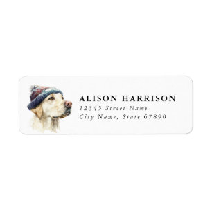 Labrador Retriever Returadressetiketter Returadress Etikett