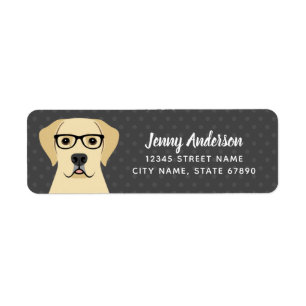 Labrador Retriever-Returetiketter Returadress Etikett