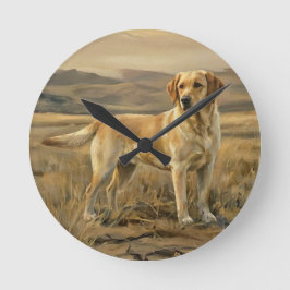 Labrador Retriever Rund Klocka