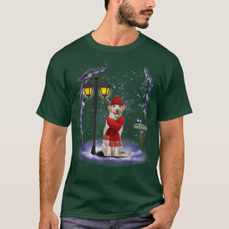 Labrador Retriever Santa Snö Julljus Wint T Shirt