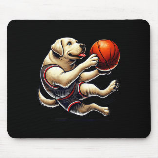 Labrador Retriever Skjuter Baseboll Musmatta