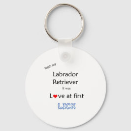 Labrador Retriever Slickar design Nyckelring