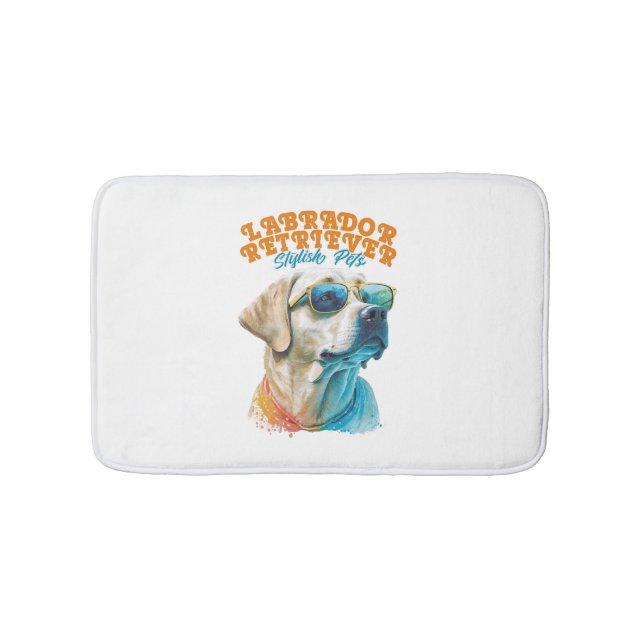 Labrador Retriever Snyggt Pets Badrumsmatta (Framsidan)