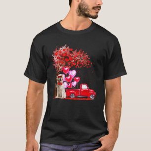 Labrador Retriever Solglasögon Hjärta Träd Pickup T Shirt