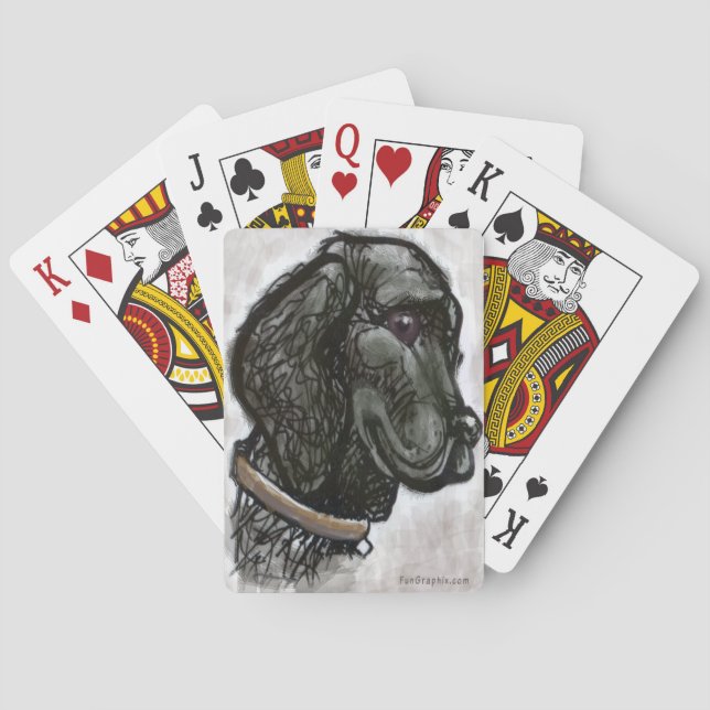 Labrador Retriever Spel Kort (Baksidan)
