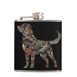Labrador Retriever Stainless Flask, Camo Flask Fickplunta