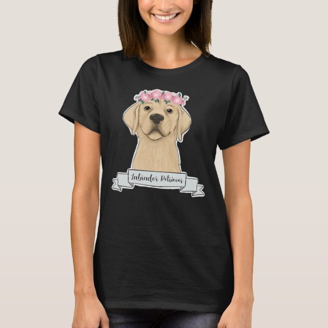 Labrador Retriever Sticker T Shirt (Framsida)