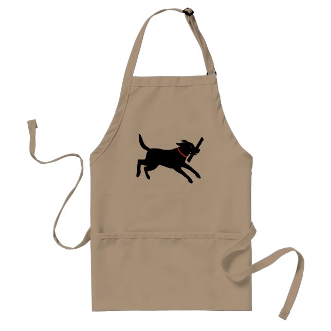 Labrador Retriever (Svart) Förkläde (Framsidan)