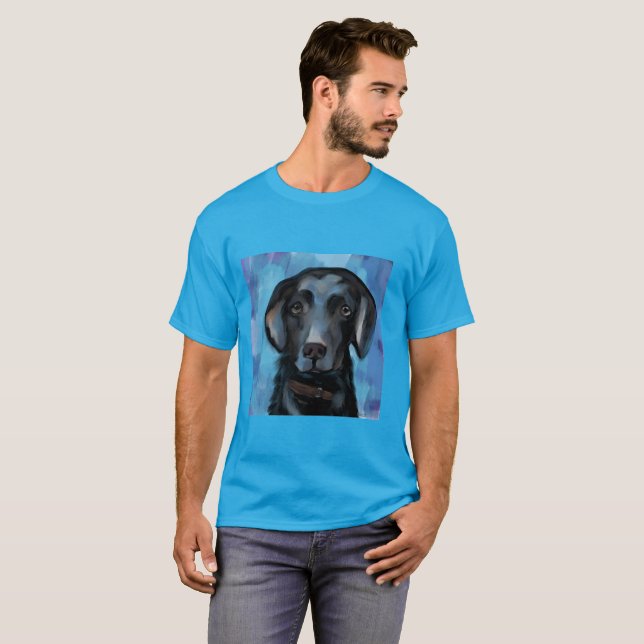 Labrador Retriever  T Shirt (Hel framsida)
