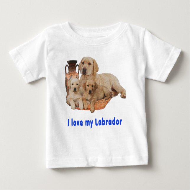 Labrador Retriever T Shirt (Framsida)