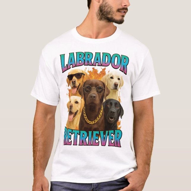 Labrador Retriever T Shirt (Framsida)