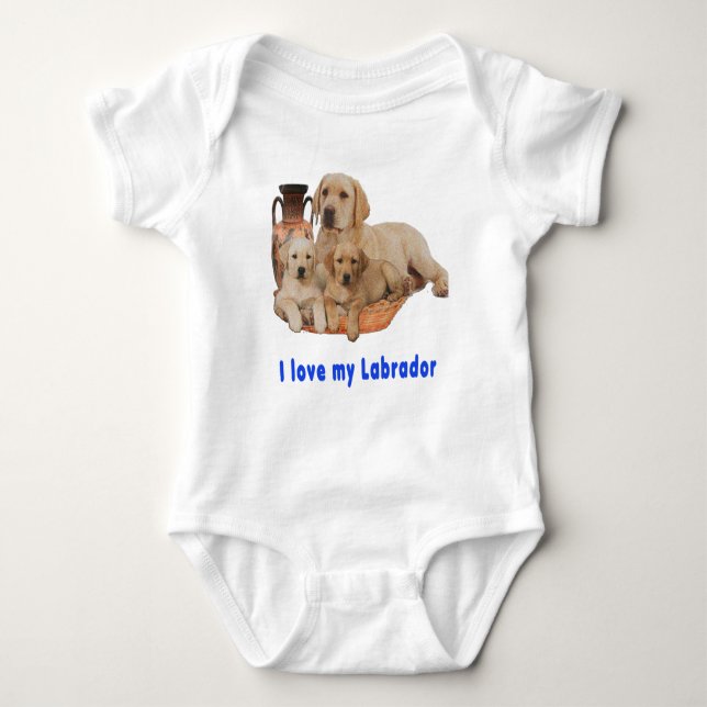 Labrador Retriever T Shirt (Framsida)