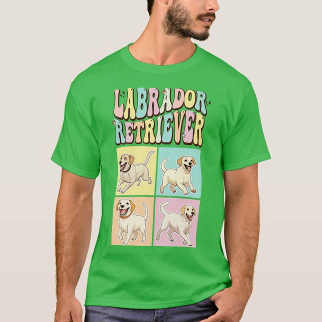 Labrador Retriever T Shirt (Framsida)