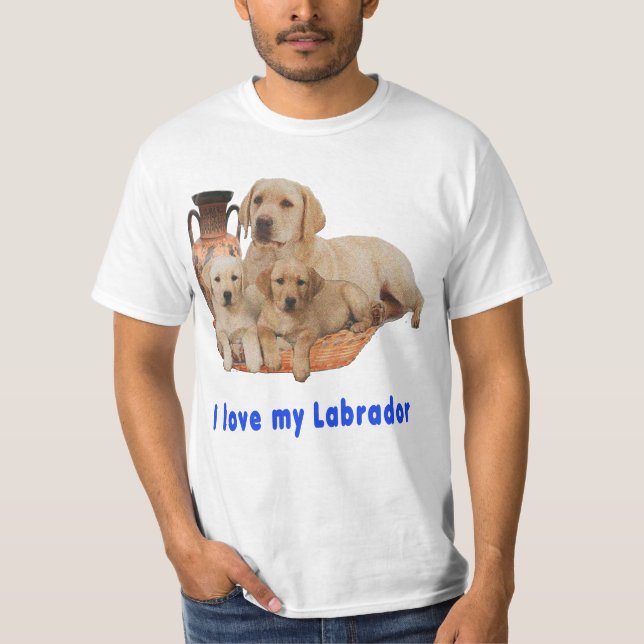 Labrador Retriever T Shirt (Framsida)