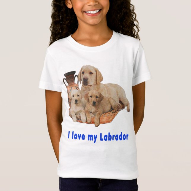 Labrador Retriever T Shirt (Framsida)