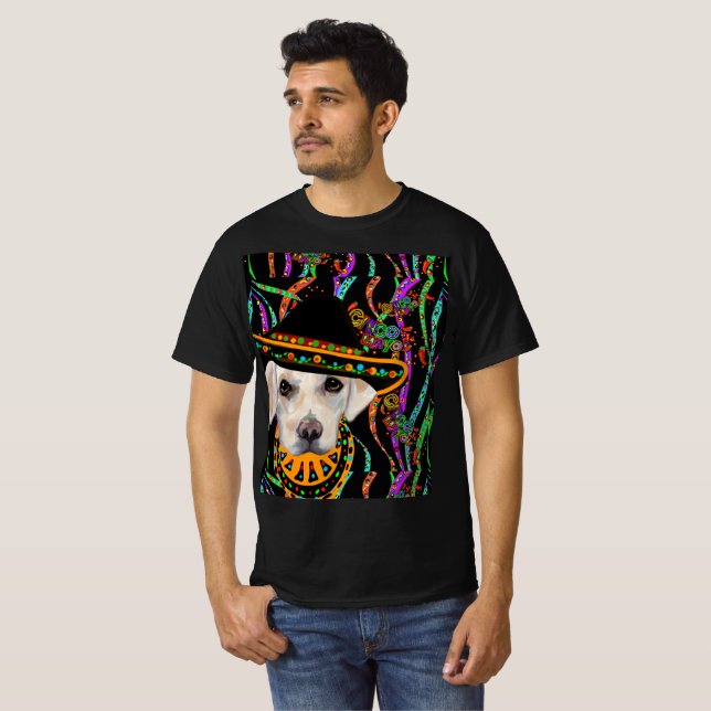 Labrador Retriever T Shirt (Hel framsida)
