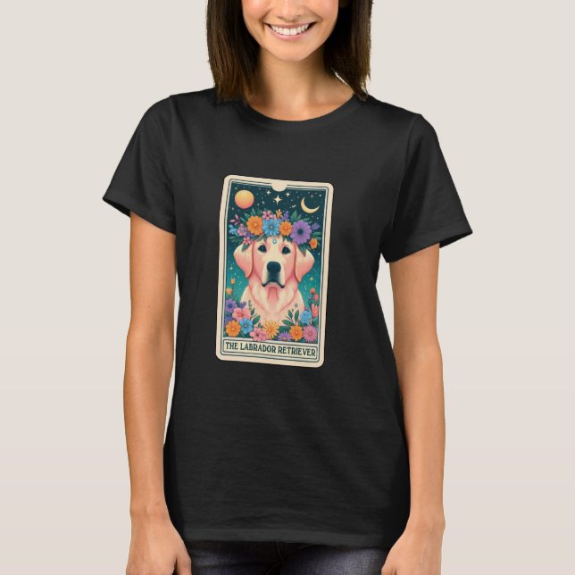 Labrador Retriever Tarot-kort T Shirt (Framsida)