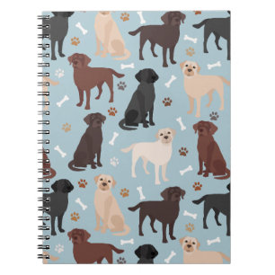 Labrador Retriever Tass och Bones Anteckningsbok