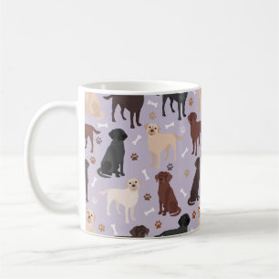 Labrador Retriever Tass och Bones Coffee Mugg