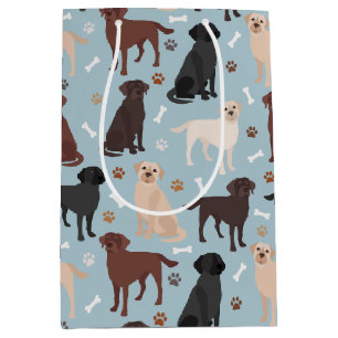 Labrador Retriever Tass och Bones Medium Gift Bag