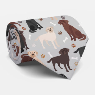Labrador Retriever Tass och Bones Neck Tie Slips