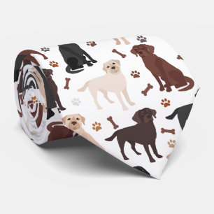Labrador Retriever Tass och Bones Neck Tie Slips
