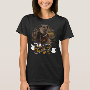 Labrador Retriever Team Chocolate Lab Tees T Shirt