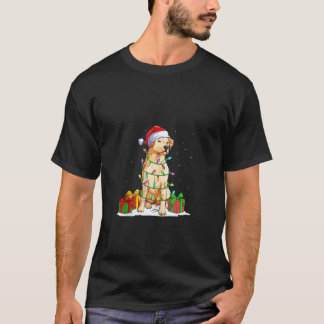 Labrador-Retriever Tomte Julgran Ljussling Xma T Shirt