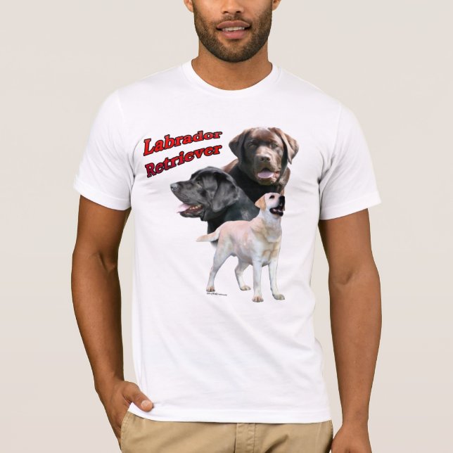 Labrador Retriever Trio 2 T Shirt (Framsida)