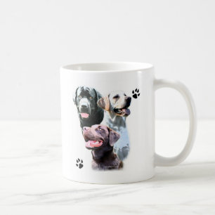 Labrador Retriever Trio Kaffemugg