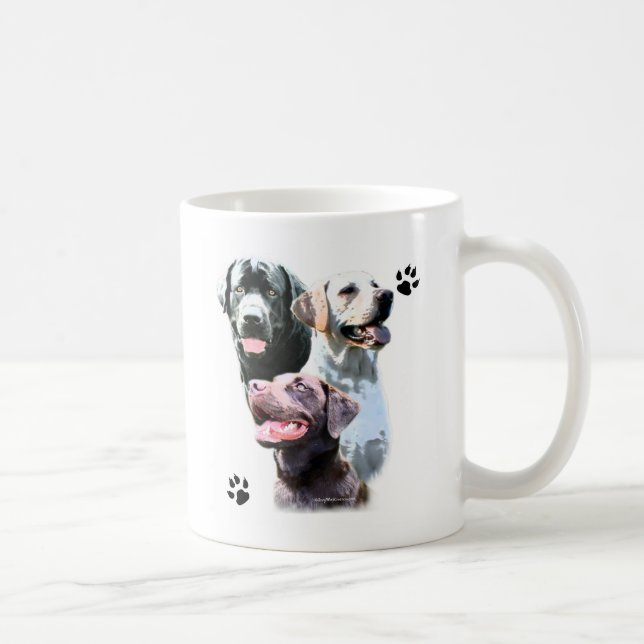 Labrador Retriever Trio Kaffemugg (Höger)