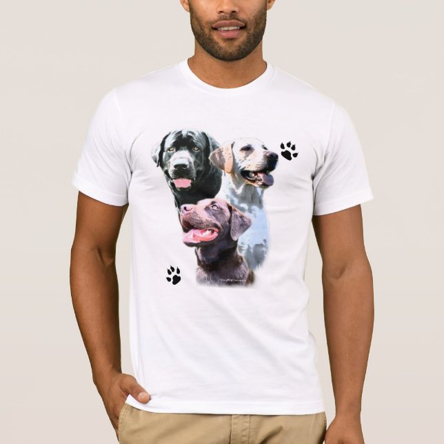 Labrador Retriever Trio Tee (Framsida)