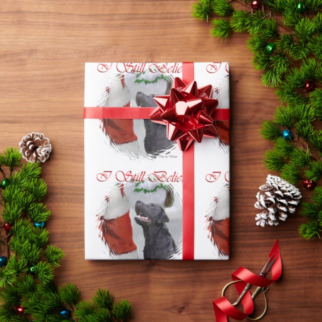 Labrador Retriever Tro På Julen Presentpapper (Julgåva)