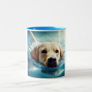 Labrador Retriever Två-Tonad Mugg