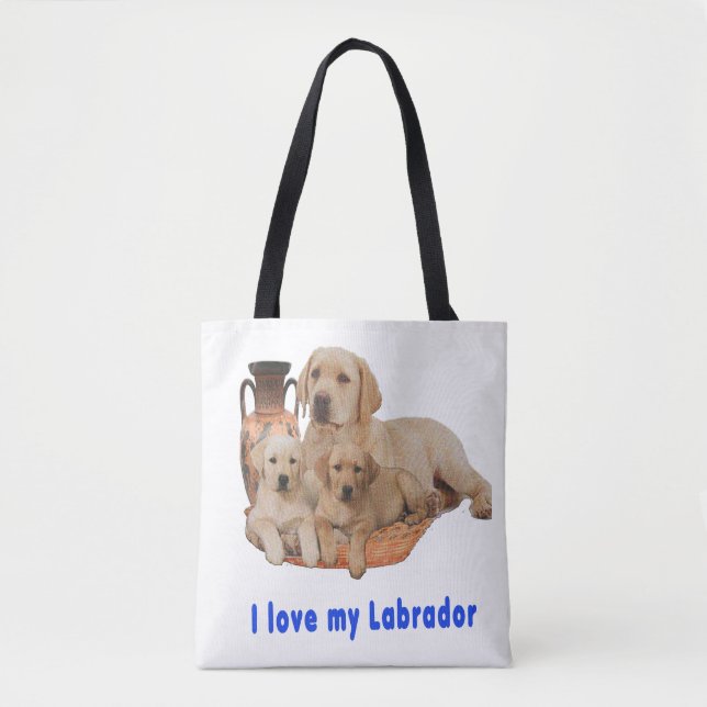 Labrador Retriever Tygkasse (Framsida)