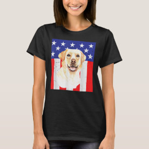 Labrador Retriever Usa Star Spangled Proud Mamma P T Shirt